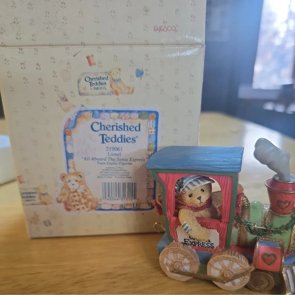 Cherished Teddies Lionel All Aboard‎ The Santa Express Figure #219061